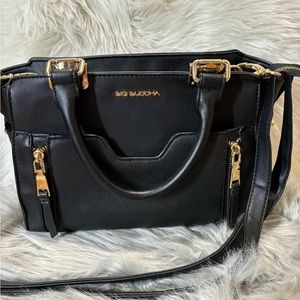 Big Buddha Black Vegan Leather Bag